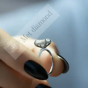 1.30 karat lab grown pırlanta tektaş yüzük lab003