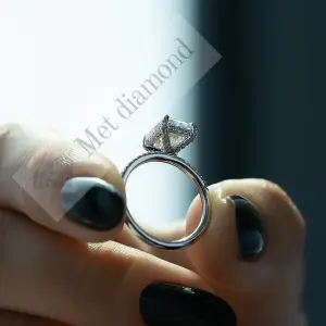 1.30 karat lab grown pırlanta tektaş yüzük lab003