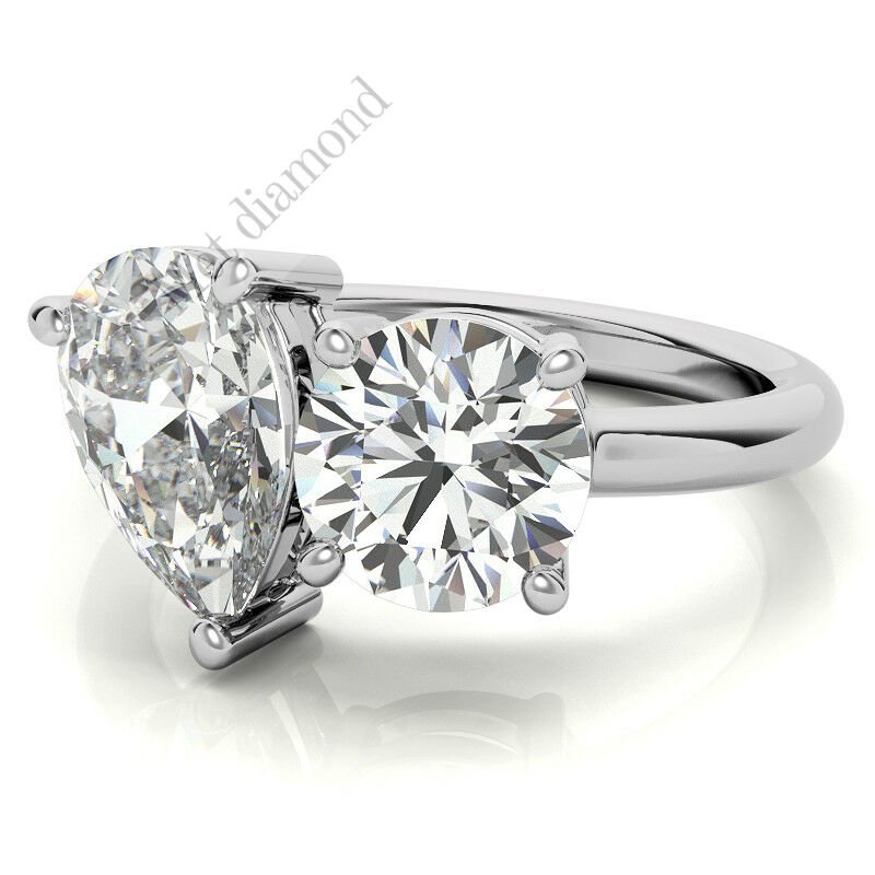 4 karat mozanit taşlı yüzük tasarım mzn35