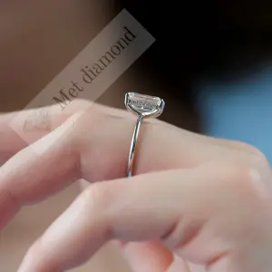 4 karat lab grown pırlanta tektaş yüzük lab004